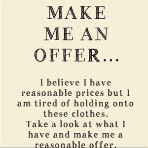 Make an offer NWT NWOT